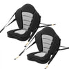 VEVOR Kayak Seat, 2 Pack 2" Thick, Universal Paddle Board Seat with Back Support, Sit-on-Top Soft Padded Cushion with Storage Bag & Adjustable Straps for SUP, Canoe, Fishing Boat, Inflatable Kayak