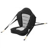 VEVOR Kayak Seat, 1 Pack 2.6" Thick, Universal Paddle Board Seat with Back Support, Sit-on-Top Soft Padded Cushion with Storage Bag & Adjustable Straps for SUP, Canoe, Fishing Boat, Inflatable Kayak