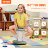 VEVOR Kids Wobble Chair Active Chair  with Sponge Cushion, Wobble Stool Improves Focus, Posture and Calm Children, Ideal for Schools and Preschools, Age 3-7, Green