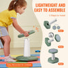 VEVOR Kids Wobble Chair Active Chair  with Sponge Cushion, Wobble Stool Improves Focus, Posture and Calm Children, Ideal for Schools and Preschools, Age 3-7, Green