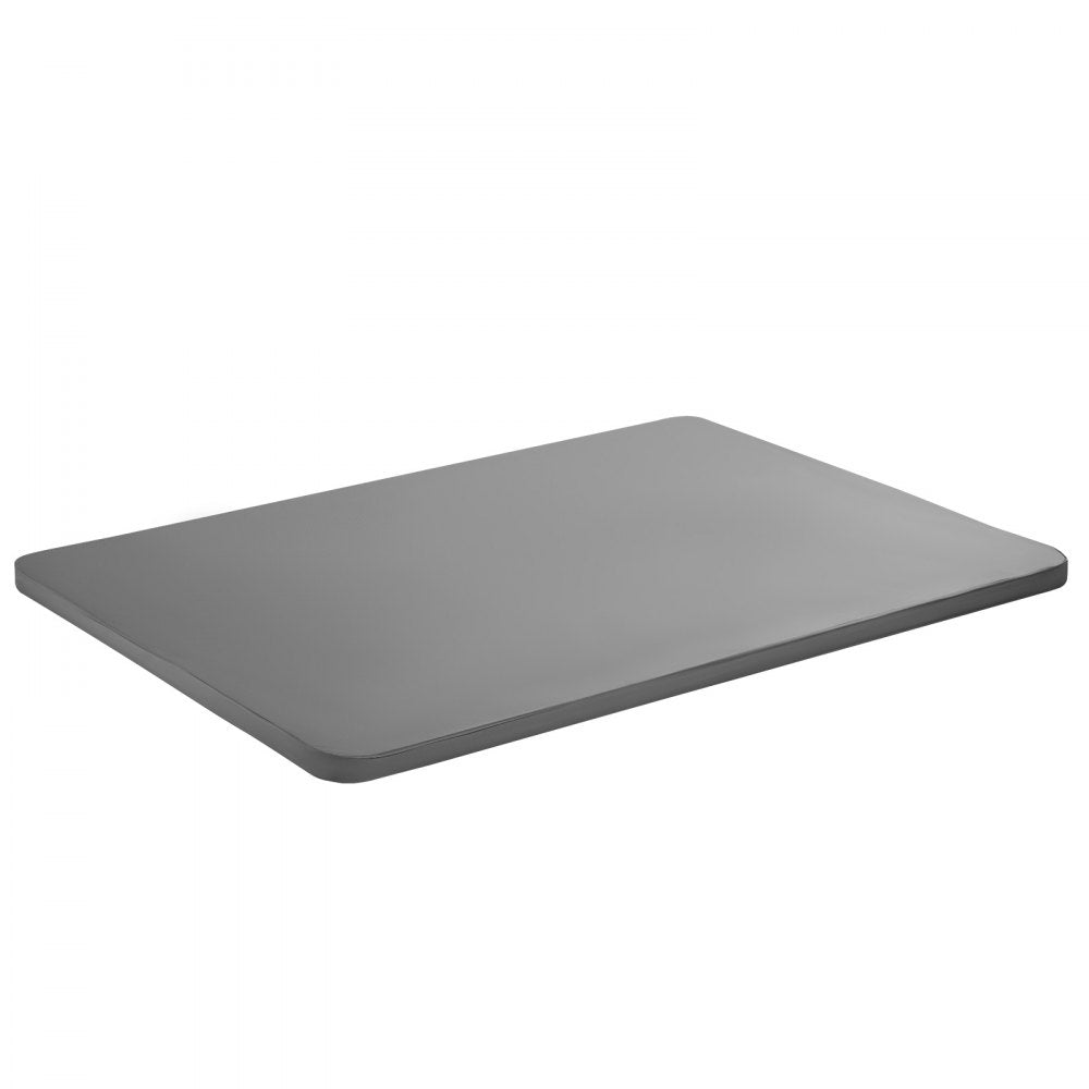 VEVOR King Size Bunkie Board, 1.5 in Bed Board Slats with 200D Oxford Cloth, Wooden Mattress Support for King Size Bed, Easy Assembly Support under Mattress, 4 Piece, Gray
