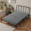VEVOR Twin Size Bunkie Board, 1.5 in Bed Board Slats with 200D Oxford Cloth, Wooden Mattress Support for Twin Size Bed, Easy Assembly Support under Mattress, 2 Piece, Gray