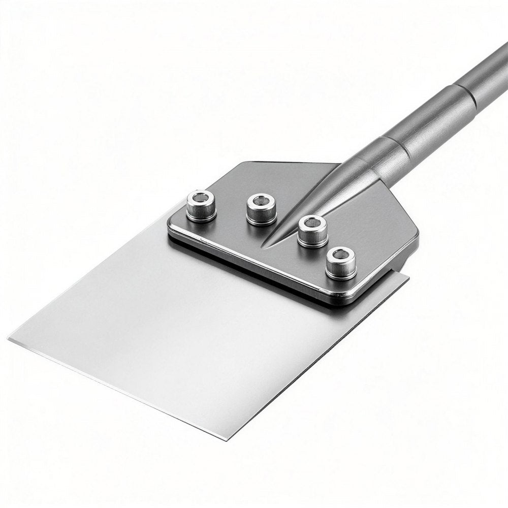 VEVOR SDS Max Floor Scraper, 24.8" x 5.9" Chisel Bit with SDS Max Shank, Compatible with Rotary Hammers, Heat Treated 40Cr Alloy Steel, Sharp Edge for Removing Laminate Flooring, Tiles, and Mortar