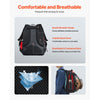 VEVOR Welding Backpack, 25.2L Welder Backpack for Tools and Helmet, 1680D High-Density Polyester Extreme Gear Pack with Helmet Bag, Multi-Purpose Gear Storage Bag for Welding, Outdoor Camping, Hiking
