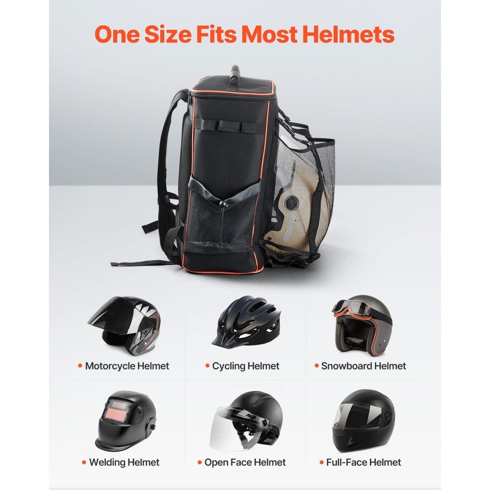 VEVOR Welding Backpack, 33L Welder Backpack with Insulated Bag & Helmet Bag, 600D Polyester Extreme Gear Pack for Tools and Helmet, Multi-Purpose Gear Storage Bag for Welding, Outdoor Camping, Hiking