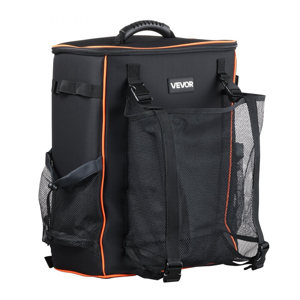 VEVOR Welding Backpack, 33L Welder Backpack with Insulated Bag & Helmet Bag, 600D Polyester Extreme Gear Pack for Tools and Helmet, Multi-Purpose Gear Storage Bag for Welding, Outdoor Camping, Hiking