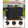 VEVOR Grill Cover, 66 inch BBQ Covers for Outdoor Grills, Waterproof, Fade Resistant, Weather Resistant Heavy Duty 600D Polyester, Easy On/Off, with Secure Buckles, Black
