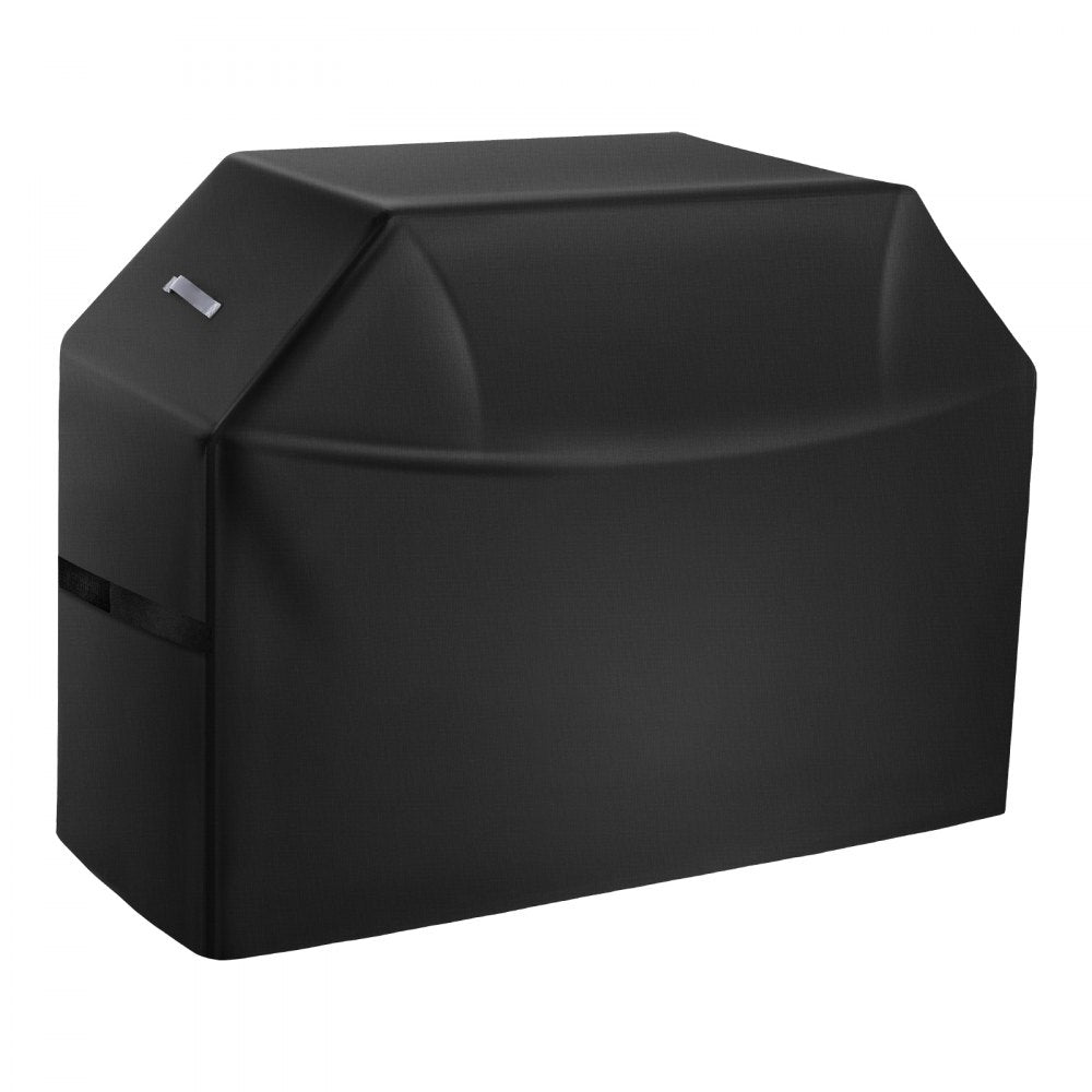 VEVOR Grill Cover, 60 inch BBQ Covers for Outdoor Grills, Waterproof, Fade Resistant, Weather Resistant Heavy Duty 600D Polyester, Easy On/Off, with Hook-and-Loop Straps, Black
