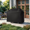 VEVOR Grill Cover, 58 inch BBQ Covers for Outdoor Grills, Waterproof, Fade Resistant, Weather Resistant Heavy Duty 600D Polyester, Easy On/Off, with Hook-and-Loop Straps, Black