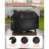 VEVOR Grill Cover, 65 inch BBQ Covers for Outdoor Grills, Waterproof, Fade Resistant, Weather Resistant Heavy Duty 600D Polyester, Easy On/Off, with Hook-and-Loop Straps, Black