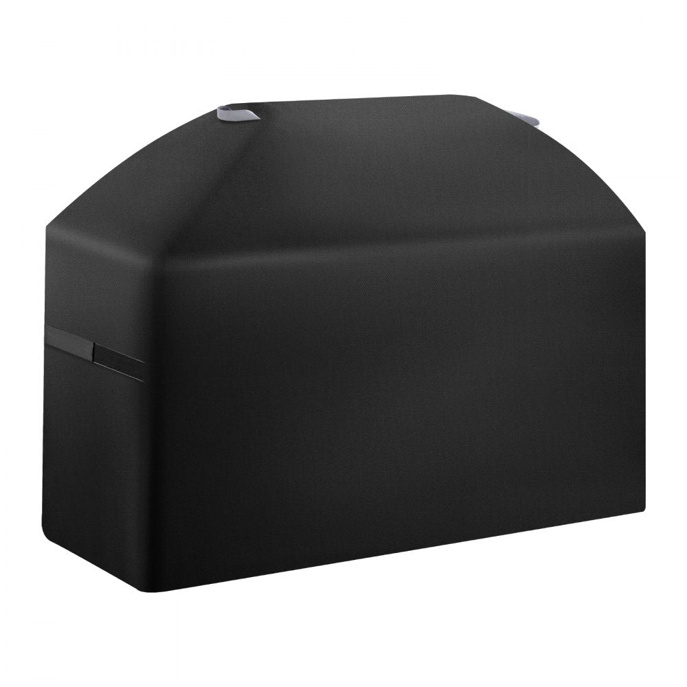 VEVOR Grill Cover, 63 inch BBQ Covers for Outdoor Grills, Waterproof, Fade Resistant, Weather Resistant Heavy Duty 600D Polyester, Easy On/Off, with Hook-and-Loop Straps, Black