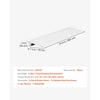 VEVOR Door Threshold Ramp, 1 inch Rise, Aluminum Alloy Threshold Ramp Rated 800 lbs Load Capacity, Handicap Ramps for Home Steps for Wheelchair, Scooters, Power Chairs, Walkers, Bicycle, Tricycle
