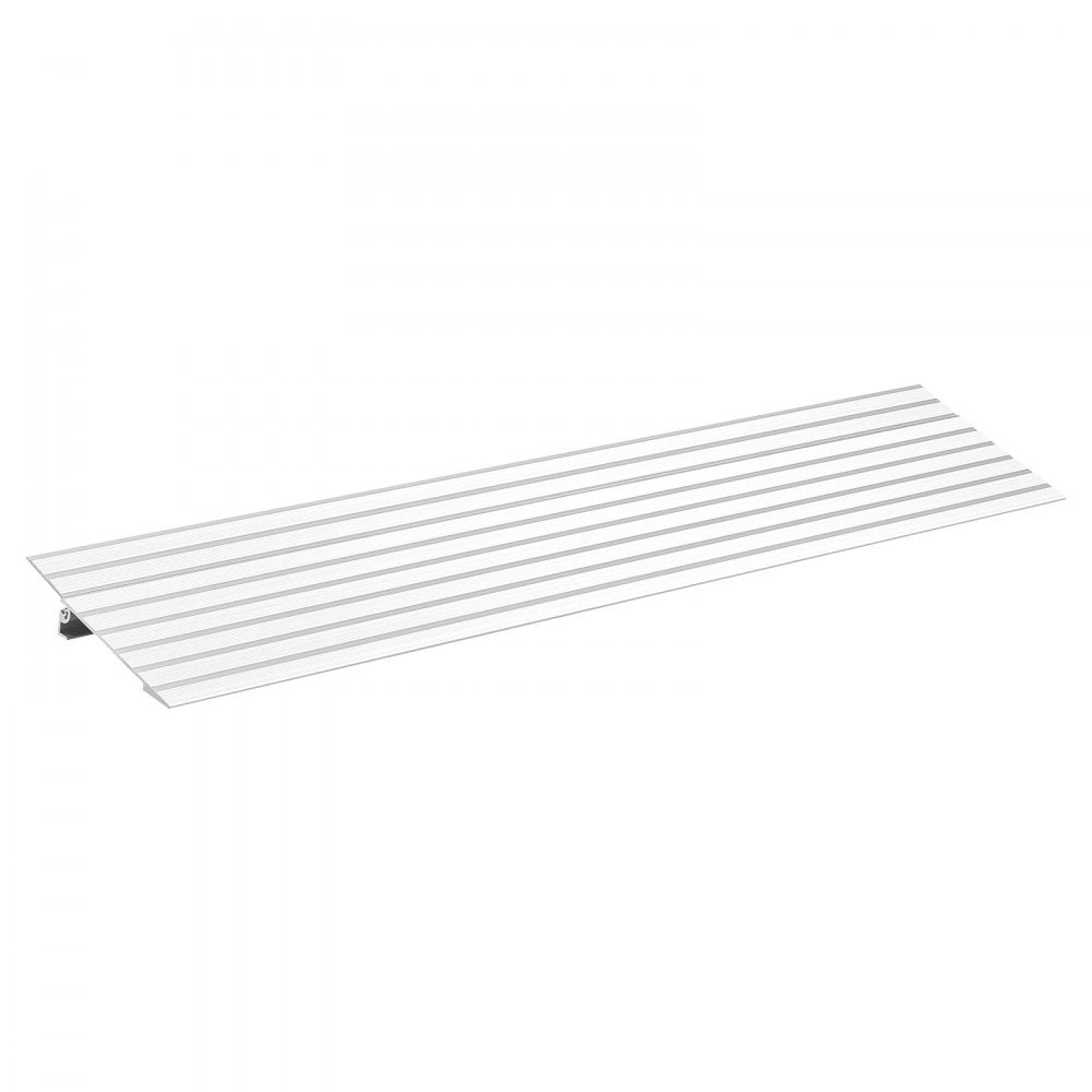 VEVOR Door Threshold Ramp, 1 inch Rise, Aluminum Alloy Threshold Ramp Rated 800 lbs Load Capacity, Handicap Ramps for Home Steps for Wheelchair, Scooters, Power Chairs, Walkers, Bicycle, Tricycle