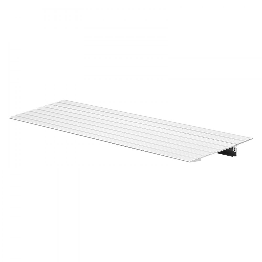 VEVOR Door Threshold Ramp, 1 inch Rise, Aluminum Alloy Threshold Ramp Rated 800 lbs Load Capacity, Handicap Ramps for Home Steps for Wheelchair, Scooters, Power Chairs, Walkers, Bicycle, Tricycle