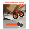 VEVOR Door Threshold Ramp, 3 inch Rise, Aluminum Alloy Threshold Ramp Rated 800 lbs Load Capacity, Handicap Ramps for Home Steps for Wheelchair, Scooters, Power Chairs, Walkers, Bicycle, Tricycle
