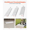 VEVOR Door Threshold Ramp, 3 inch Rise, Aluminum Alloy Threshold Ramp Rated 800 lbs Load Capacity, Handicap Ramps for Home Steps for Wheelchair, Scooters, Power Chairs, Walkers, Bicycle, Tricycle