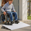 VEVOR Door Threshold Ramp, 3 inch Rise, Aluminum Alloy Threshold Ramp Rated 800 lbs Load Capacity, Handicap Ramps for Home Steps for Wheelchair, Scooters, Power Chairs, Walkers, Bicycle, Tricycle