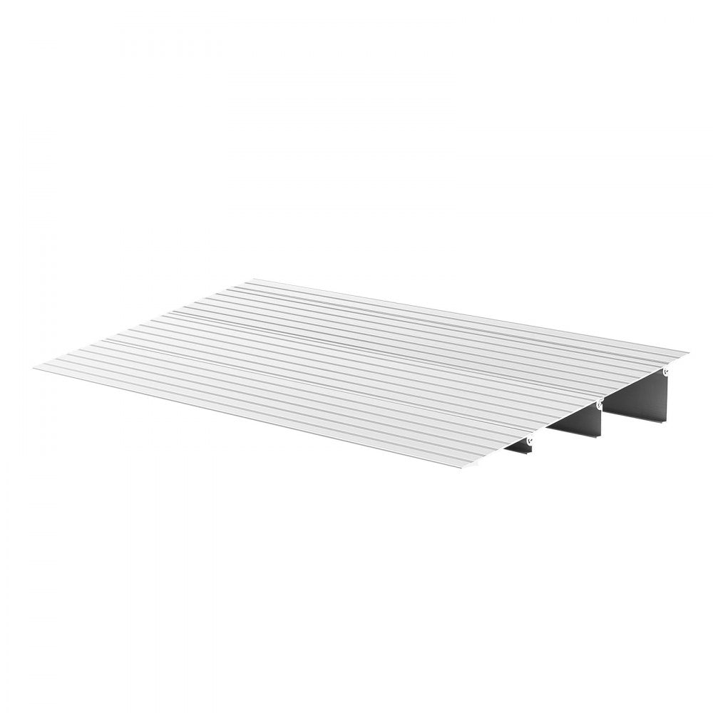 VEVOR Door Threshold Ramp, 3 inch Rise, Aluminum Alloy Threshold Ramp Rated 800 lbs Load Capacity, Handicap Ramps for Home Steps for Wheelchair, Scooters, Power Chairs, Walkers, Bicycle, Tricycle