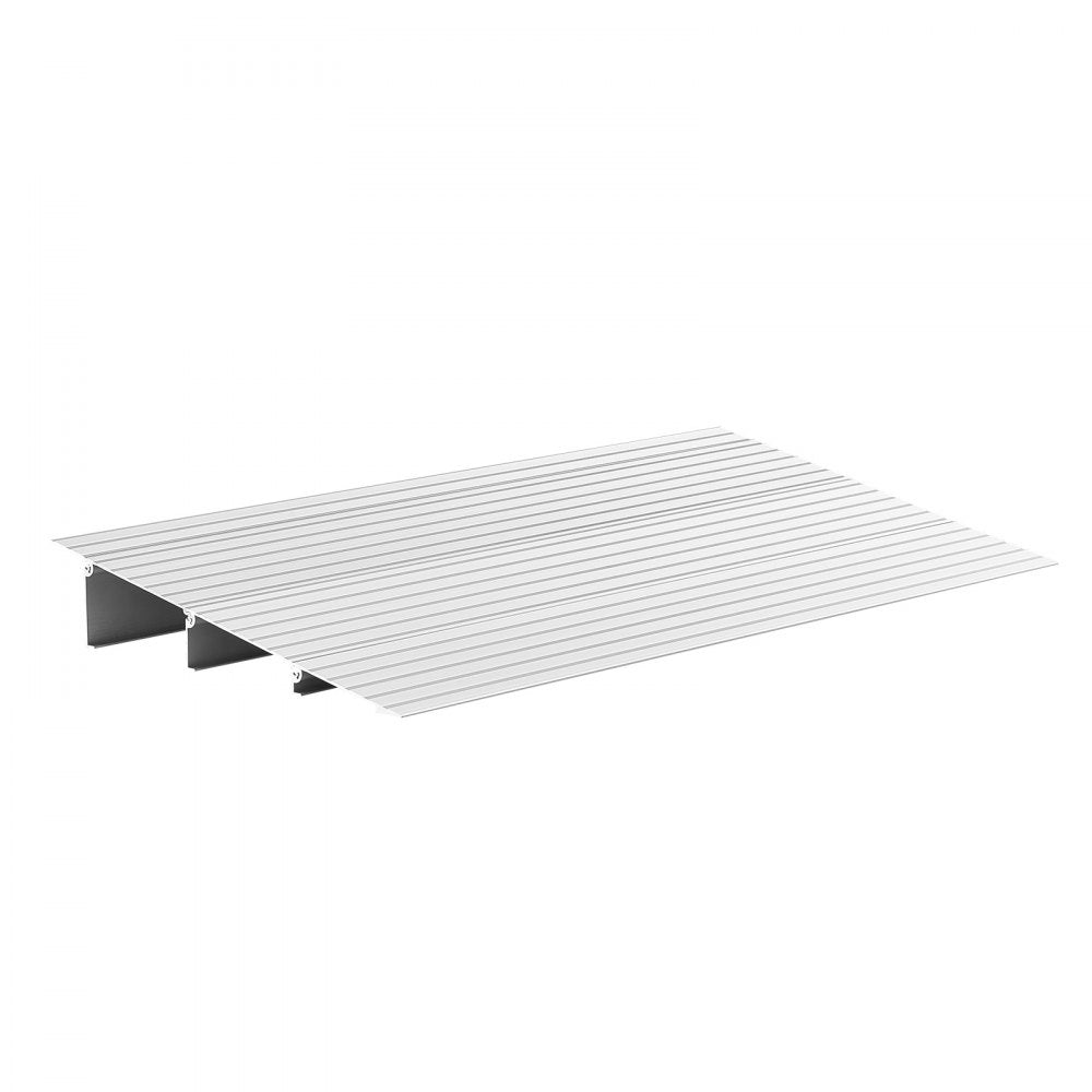 VEVOR Door Threshold Ramp, 3 inch Rise, Aluminum Alloy Threshold Ramp Rated 800 lbs Load Capacity, Handicap Ramps for Home Steps for Wheelchair, Scooters, Power Chairs, Walkers, Bicycle, Tricycle