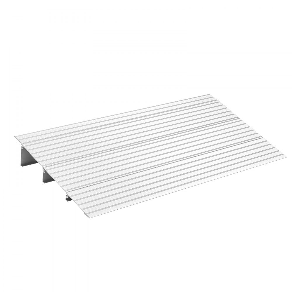 VEVOR Door Threshold Ramp, 3 inch Rise, Aluminum Alloy Threshold Ramp Rated 800 lbs Load Capacity, Handicap Ramps for Home Steps for Wheelchair, Scooters, Power Chairs, Walkers, Bicycle, Tricycle