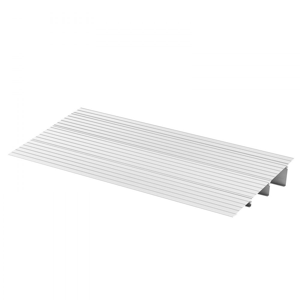 VEVOR Door Threshold Ramp, 3 inch Rise, Aluminum Alloy Threshold Ramp Rated 800 lbs Load Capacity, Handicap Ramps for Home Steps for Wheelchair, Scooters, Power Chairs, Walkers, Bicycle, Tricycle