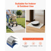 VEVOR Door Threshold Ramp, 4 inch Rise, Aluminum Alloy Threshold Ramp Rated 800 lbs Load Capacity, Handicap Ramps for Home Steps for Wheelchair, Scooters, Power Chairs, Walkers, Bicycle, Tricycle