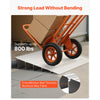 VEVOR Door Threshold Ramp, 5 inch Rise, Aluminum Alloy Threshold Ramp Rated 800 lbs Load Capacity, Handicap Ramps for Home Steps for Wheelchair, Scooters, Power Chairs, Walkers, Bicycle, Tricycle