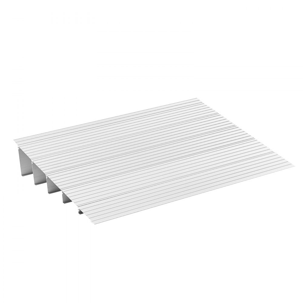 VEVOR Door Threshold Ramp, 5 inch Rise, Aluminum Alloy Threshold Ramp Rated 800 lbs Load Capacity, Handicap Ramps for Home Steps for Wheelchair, Scooters, Power Chairs, Walkers, Bicycle, Tricycle
