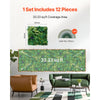 VEVOR Artificial Grass Wall Panels, 12 PCS 20 x 20 inch, 3D Combination Greenery Boxwood  Panel for Indoor Outdoor Green Decor & Ivy Fence Covering, Privacy Backdrop Wall Hedge Screen for Garden
