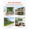 VEVOR Artificial Grass Wall Panels, 40 x 120 inch, Milan Grass Greenery Boxwood Panel for Indoor Outdoor Green Decor & Ivy Fence Covering, Privacy Backdrop Wall Hedge Screen for Garden