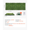 VEVOR Artificial Grass Wall Panels, 40 x 120 inch, Milan Grass Greenery Boxwood Panel for Indoor Outdoor Green Decor & Ivy Fence Covering, Privacy Backdrop Wall Hedge Screen for Garden