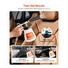 VEVOR Car Cleaning Gun, 6-9.2 Bar High-Pressure Air Blow Gun with 2 Set Nozzles & 1L Liquid Bottle, Vortex Cleaning Gun, Quickly Blasts Dirt and Dust from Surface, Suitable for 1/4 NPT Air Compressor