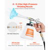 VEVOR Car Cleaning Gun, 6-9.2 Bar High-Pressure Air Blow Gun with 2 Set Nozzles & 1L Liquid Bottle, Vortex Cleaning Gun, Quickly Blasts Dirt and Dust from Surface, Work with 1/4 NPT Air Compressor
