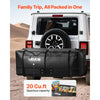 VEVOR Hitch Cargo Carrier Bag, Waterproof 840D PVC, 59.84 x 24.02 x 24.41 in (20 Cubic Feet), Heavy Duty Cargo Bag for Truck Bed Storage with 6 Reinforced Straps, Suitable for Car Vans Hitch Basket