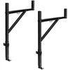 VEVOR Truck Rack, 19-34inch Extendable Truck Ladder Rack, 38.6"-43.6" Adjustable Height, 250 lbs Capacity Steel Ladder Rack for Truck, Heavy Duty Truck Bed Rack for Kayak, Surfboard, Lumber, Ladder