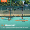 VEVOR Pickleball Net Set, 22FT Regulation Size Portable Pickleball System with Bags, Balls, Paddles, Wheels, and Court Lines, Weather Resistant Metal Frame & PE Net, for Outdoor Backyard Driveway