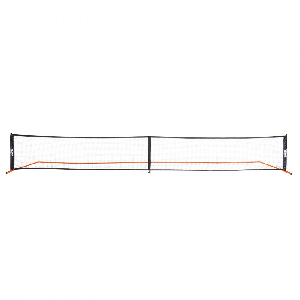 VEVOR Pickleball Net Set, 22FT Regulation Size Portable Pickleball System with Carrying Bag & Balls & Paddles, Weather Resistant Steady Metal Frame & Strong PE Net, for Outdoor Backyard Driveway