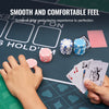 VEVOR Poker Table Top, 70 x 35 Inch Poker Mat for Table, 6-8 Players Foldable Poker Table Top with Carrying Bag, Folding Poker Table Topper for Poker Games, Poker Room, Rectangle, Green