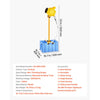 VEVOR Foam Machine, Adjustable Angle Control Foam Cannon Party Machine, Bubble Cannon with 37QT Water Tank, Stable Vertical Design, Dense Foams Maker for Gatherings, Celebrations & Party