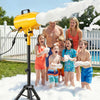 VEVOR Foam Machine, Adjustable Angle Control Foam Cannon Party Machine, Bubble Cannon with Fan & Triangular Structure, Dense Foams Maker for Backyard, Celebrations & Party, Continuous Foams Output