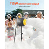 VEVOR Foam Machine, 115 W Party Foam Cannon, Portable Foam Maker with a Tripod Stand, Powerful Foam Party Machine, for Backyard, Pool, Outdoor Events, Birthdays, Celebrations and Party, Grey & Yellow