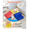 VEVOR Climbing Toys, 4-Piece Set, Foam Climbing Toys for Toddlers 6 Months to 3 Years Old, PU Leather Climbing Blocks, Indoor Climb and Crawl Activity Playset for Crawling & Sliding, Easy to Clean
