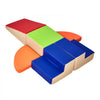 VEVOR Climbing Toys, 6-Piece Set, Foam Climbing Toys for Toddlers 6 Months to 3 Years Old, PU Leather Climbing Blocks, Indoor Climb and Crawl Activity Playset for Crawling & Sliding, Easy to Clean