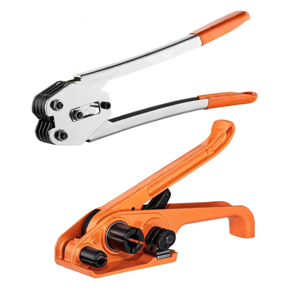 VEVOR PP Banding Strapping Kit with Strapping Tensioner Tool, Banding Sealer Tool, 328 ft Length, 100 Metal Seals, Pallet Packaging Strapping Banding Kit, Banding Packaging Strapping for Packing