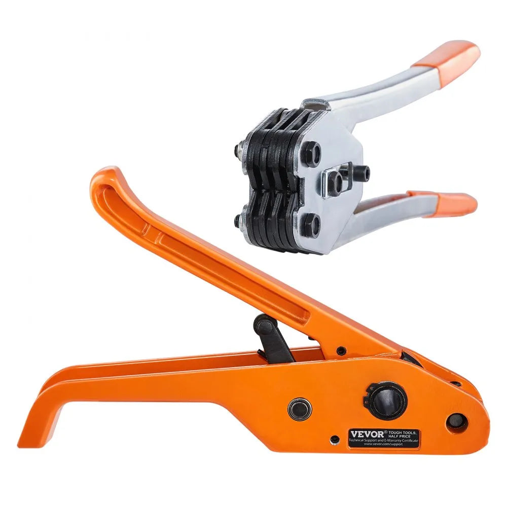 VEVOR PP Banding Strapping Kit with Strapping Tensioner Tool, Banding Sealer Tool, 328 ft Length, 100 Metal Seals, Pallet Packaging Strapping Banding Kit, Banding Packaging Strapping for Packing