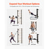 VEVOR Swedish Ladder Wall Gym, 9-Level Swedish Ladder Suspension Trainer, 330LBS Loading Solid Wood + Carbon Steel Gymnastics Stall Bars for Adult, Compatible with 3.15" x 3.15" Power Rack Accessories