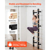 VEVOR Swedish Ladder Wall Gym, 9-Level Swedish Ladder Suspension Trainer, 330LBS Loading Solid Wood + Carbon Steel Gymnastics Stall Bars for Adult, Compatible with 3.15" x 3.15" Power Rack Accessories