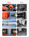 VEVOR Diesel Heater, 8KW, DC 12V, All in One Portable Diesel Air Heater with Bluetooth APP Control, Remote Control and LCD Screen, 1.2 Gal Fuel Tank for Vehicles, Vans, RVs, Campers, and Garages