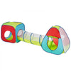 VEVOR 3 in 1 Kids Play Tent with Tunnel for Boys, Girls, Babies and Toddlers, Indoor/Outdoor Pop Up Playhouse with Carrying Bag & Banding Straps as Birthday Gifts, Red/Yellow/Blue Multicolor
