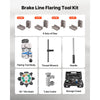 VEVOR Professional Brake Line Flaring Tool, 45 Degree Double Flare Bubble Flare Tool Kit for 3/16", 1/4", 5/16", 3/8" Copper Aluminum Thin Steel Tubes
